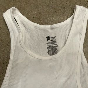 Hanes Men's ribbed tank tops